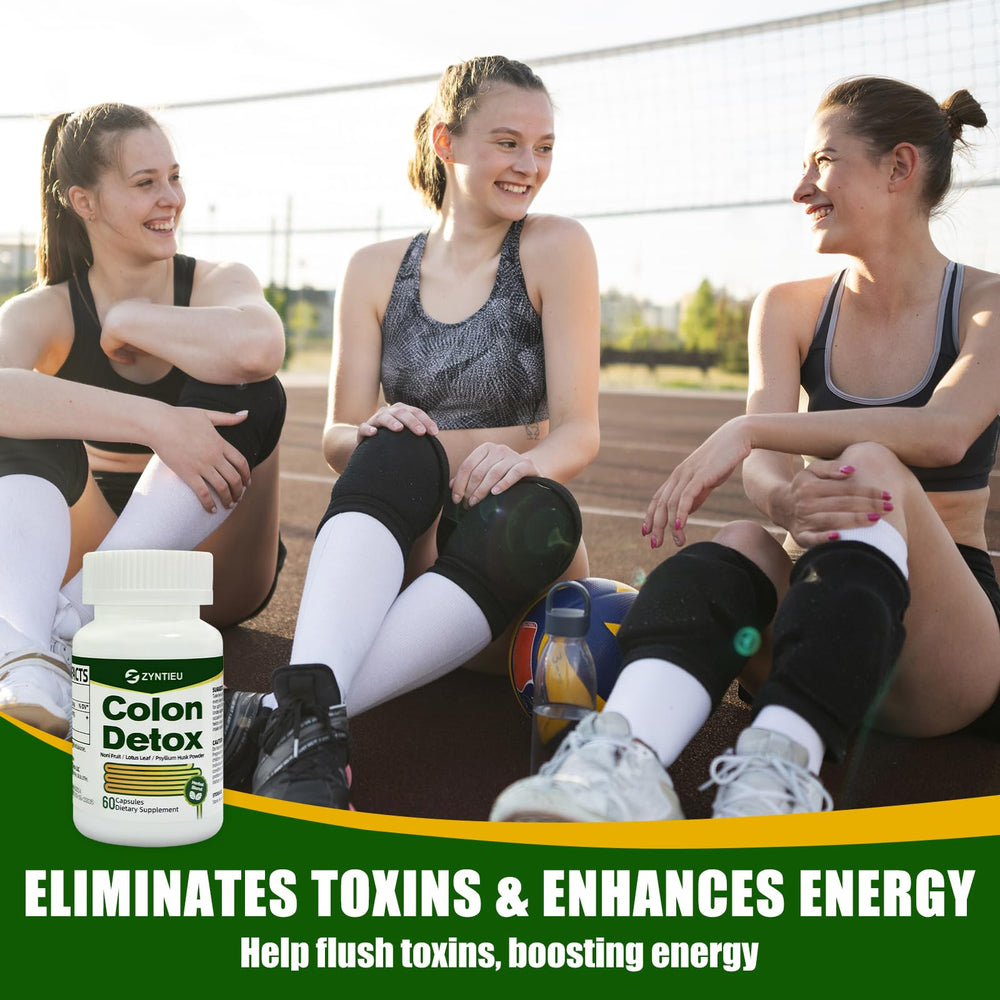 Hand holding Zyntieu Colon Cleanse bottle for daily use and wellness rhythm