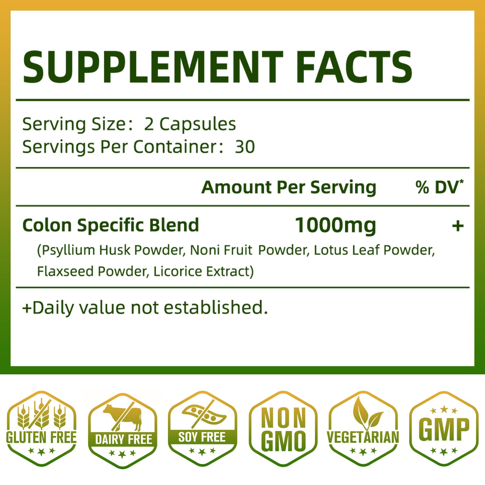 Fiber-rich formula visual hint at gut-friendly support