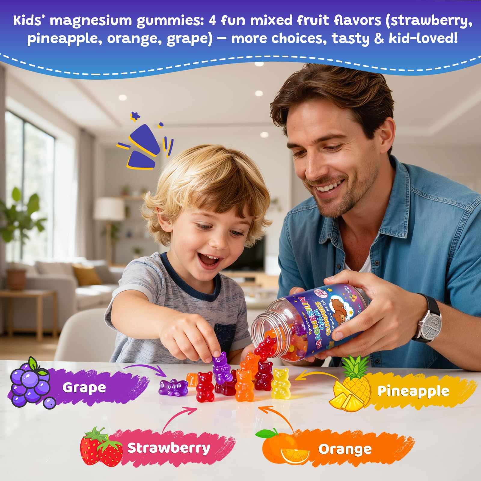 Zynutrvion mixed fruit gummies offer kid-friendly flavor and ease