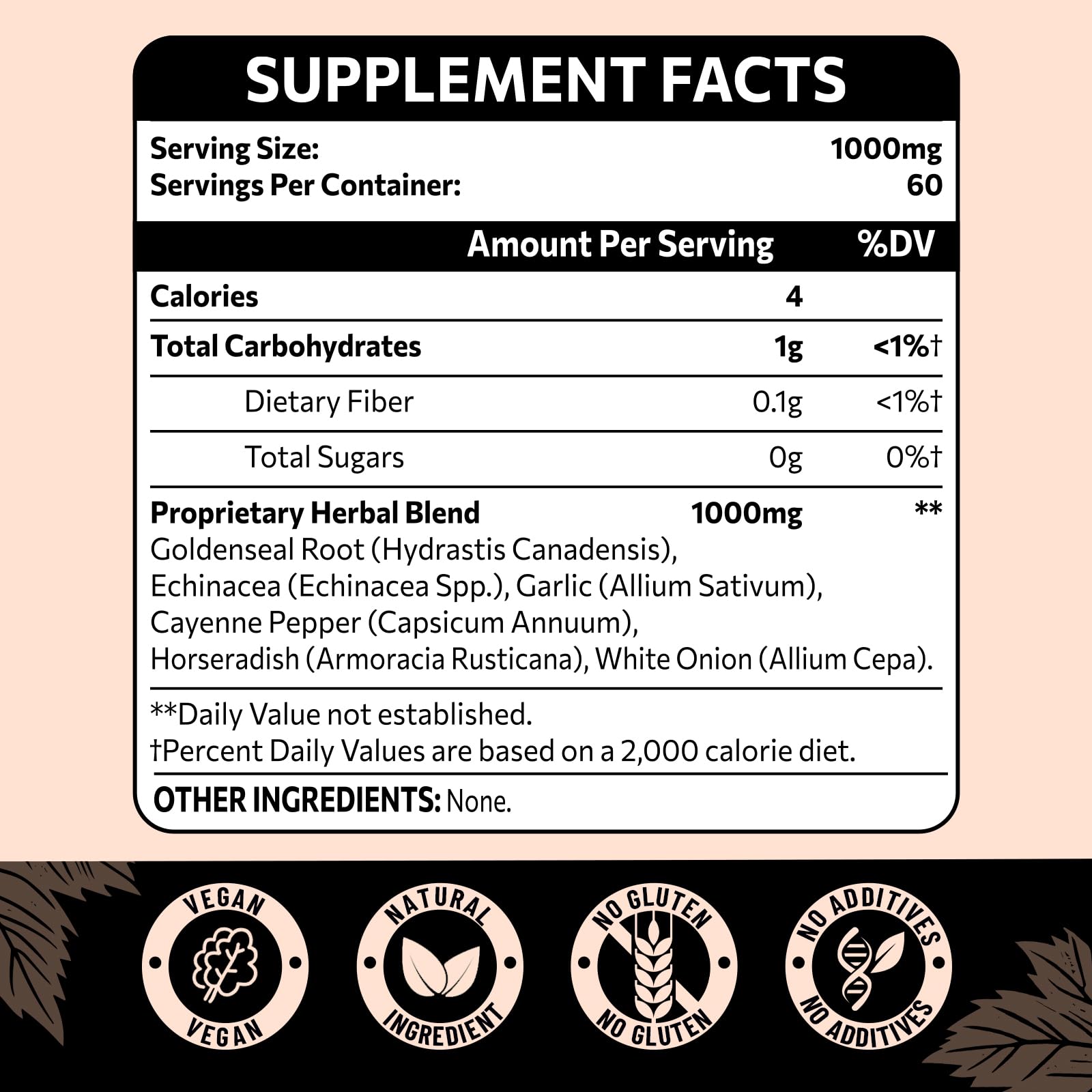Zypherionixis goldenseal and echinacea blend with spoon for tea and smoothies.