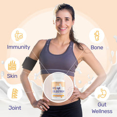 Zypherionixis IgG 60% badge highlighting high IgG content for immune support