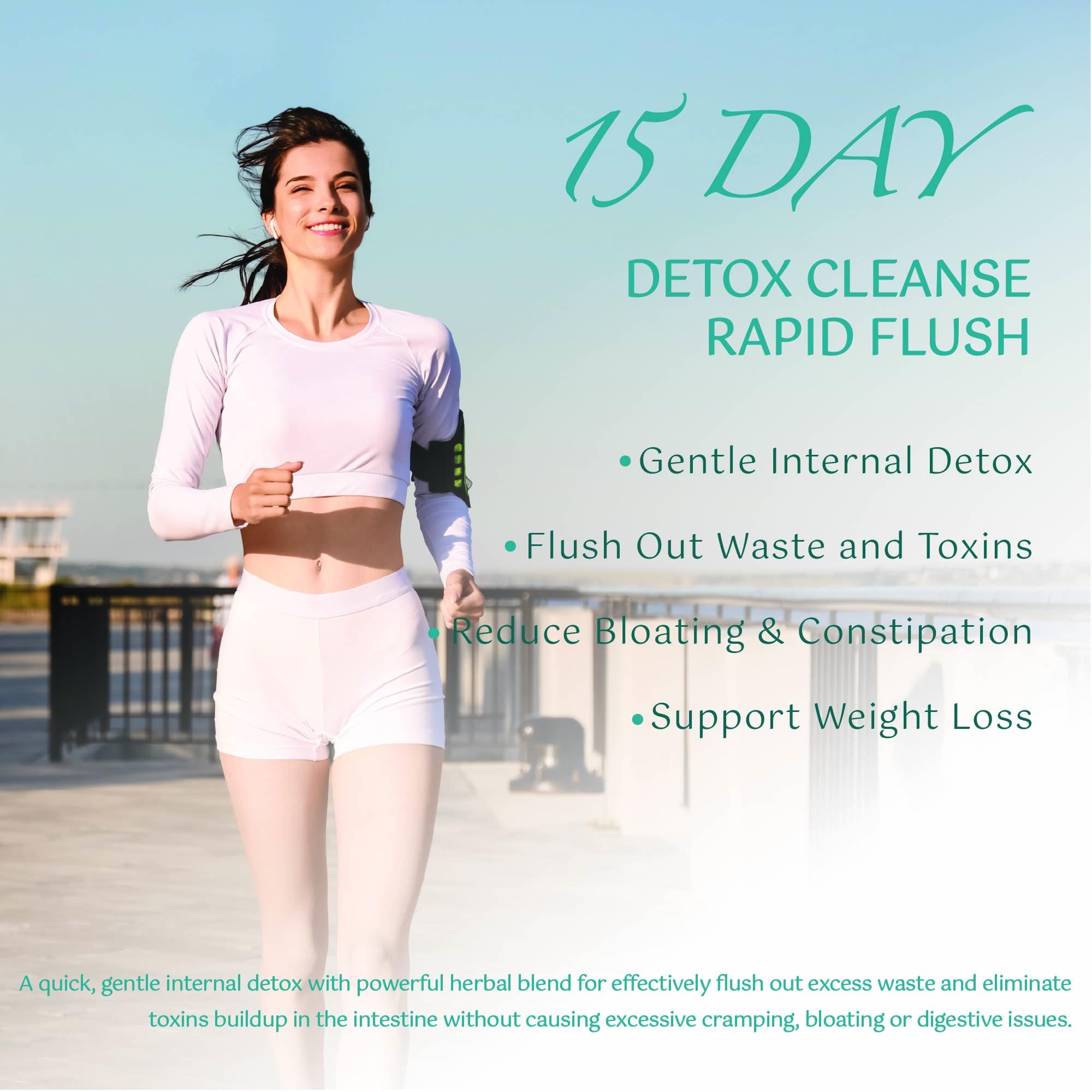 Label view of ZYY 15-Day Cleanse featuring plant-based ingredients.
