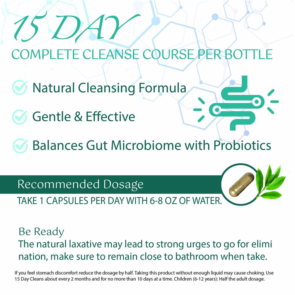 Table with glass and bottle inviting a daily gut health routine.