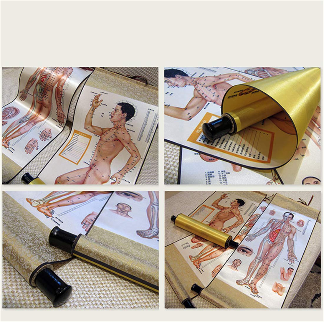 Zzooi hanging scroll design is easy to mount in study spaces